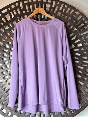 💜 Baleaf Performance Top Women’s 3XL Light Purple Long Sleeve Stretch Workout S
